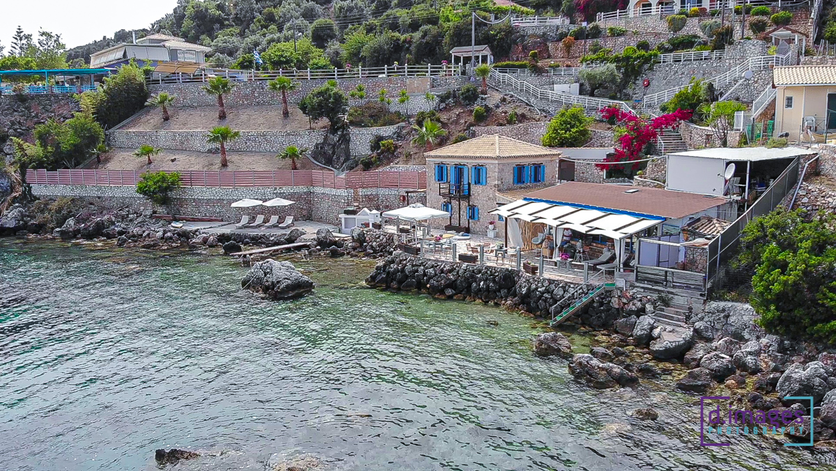 Αεροφωτογραφία ξενοδοχείου Sea Maison στη Λευκάδα νο 2