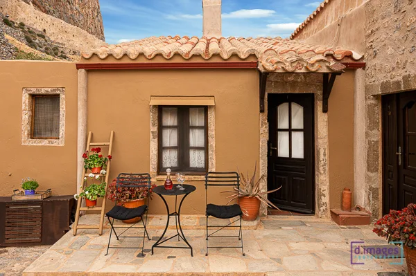 Φωτογράφιση Ξενοδοχείου Κελιά Παραδοσιακός Ξενώνας Μονεμβασιά Νο 1411